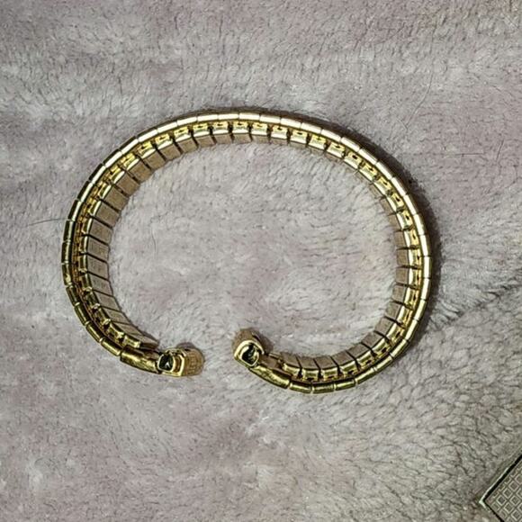 Vintage Speidel gold-tone twist on 15mm watch band - Picture 3 of 4